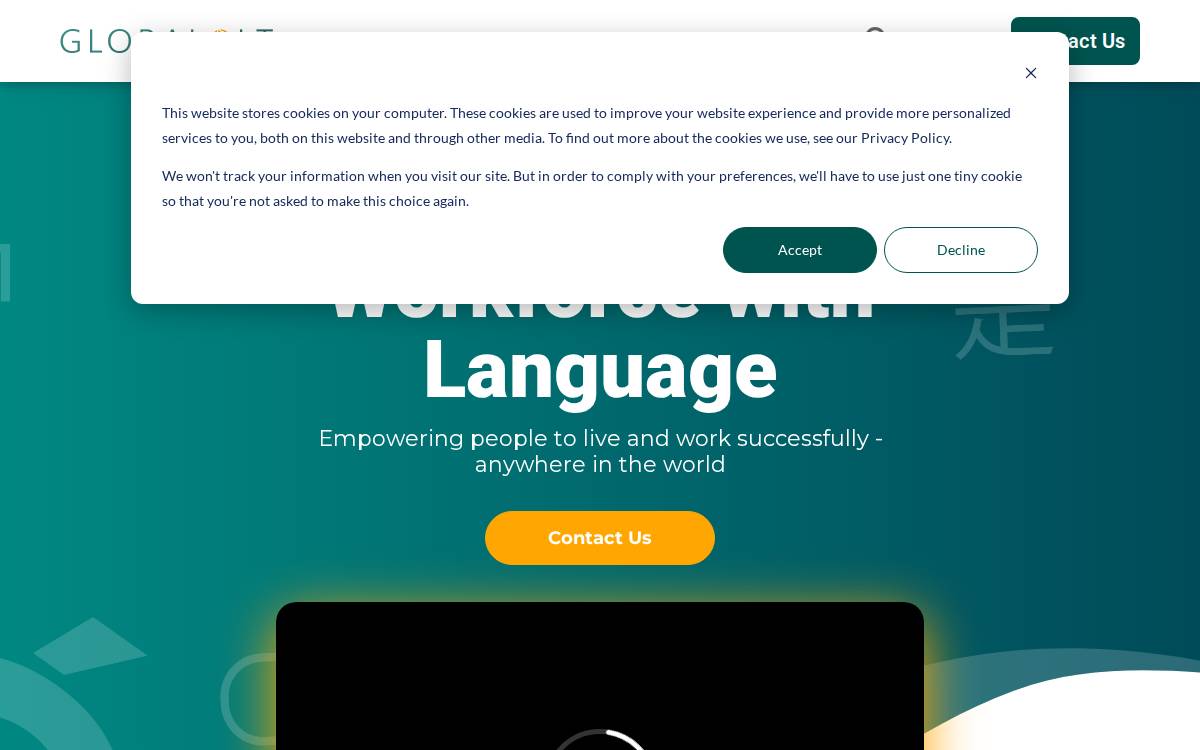 Global Lt website preview