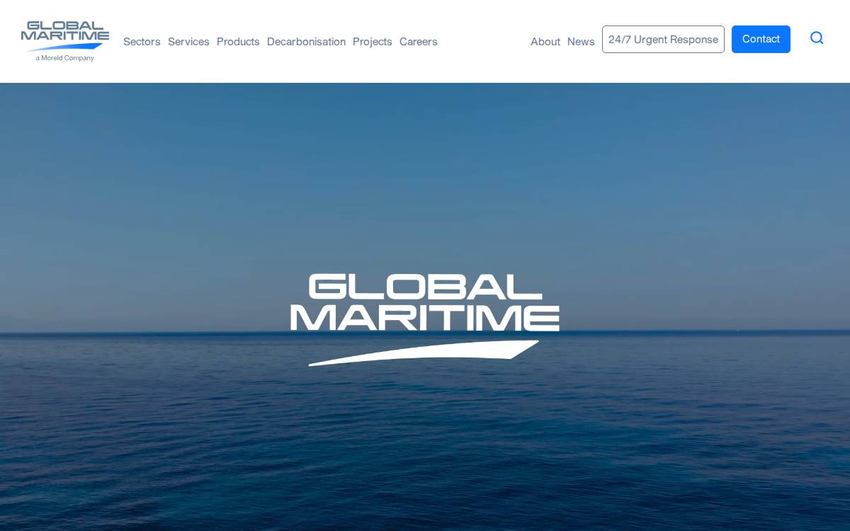 Global Maritime website preview