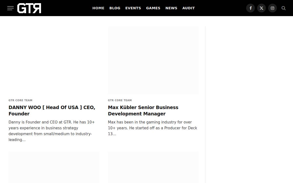 Global Top Round, Inc. website preview
