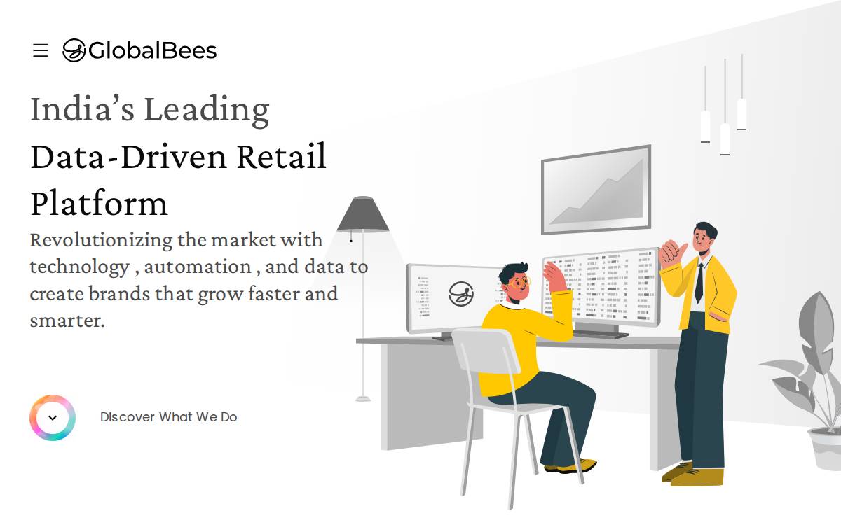 GlobalBees website preview