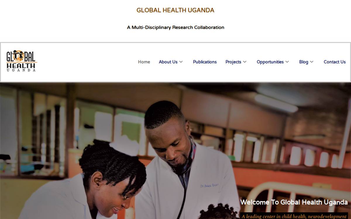 Globalhealthuganda website preview