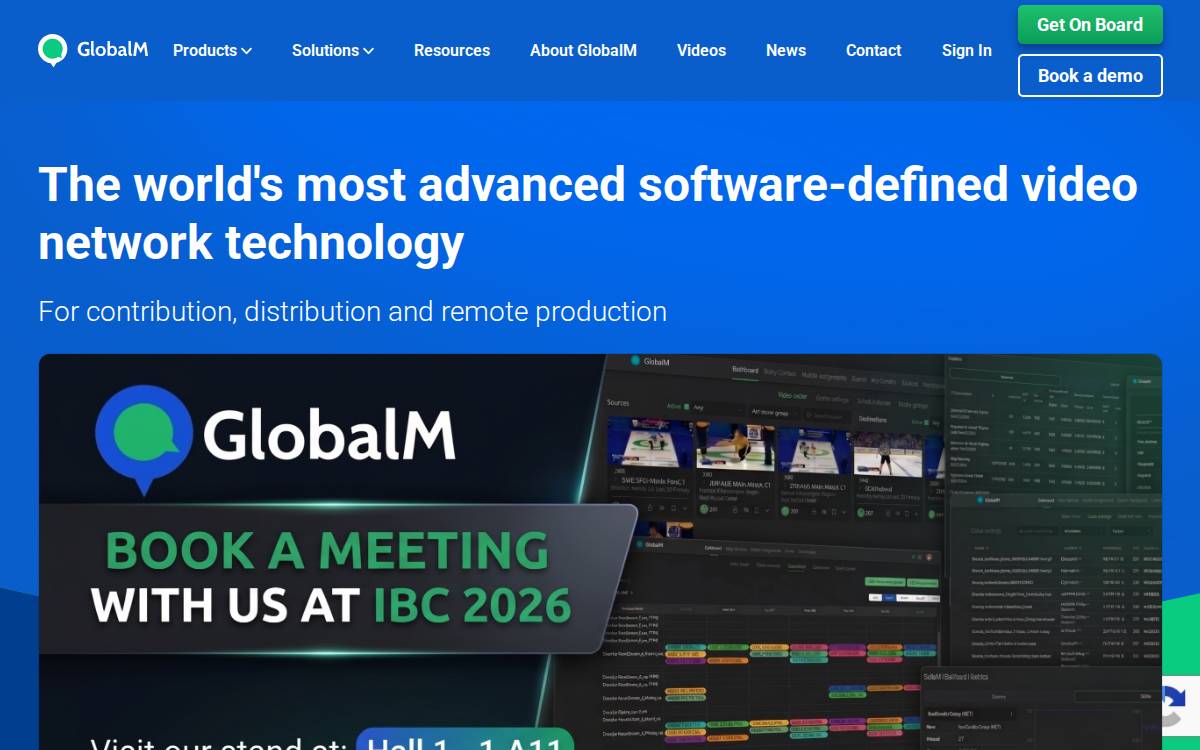 GlobalM website preview