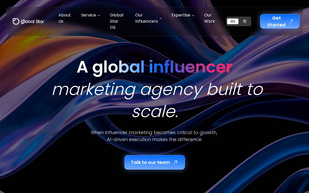 Globalstarasia website preview