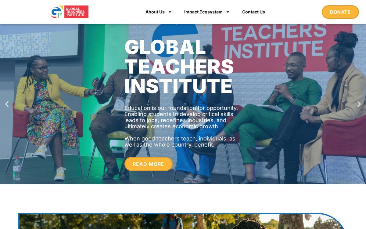 Globalteachers website preview