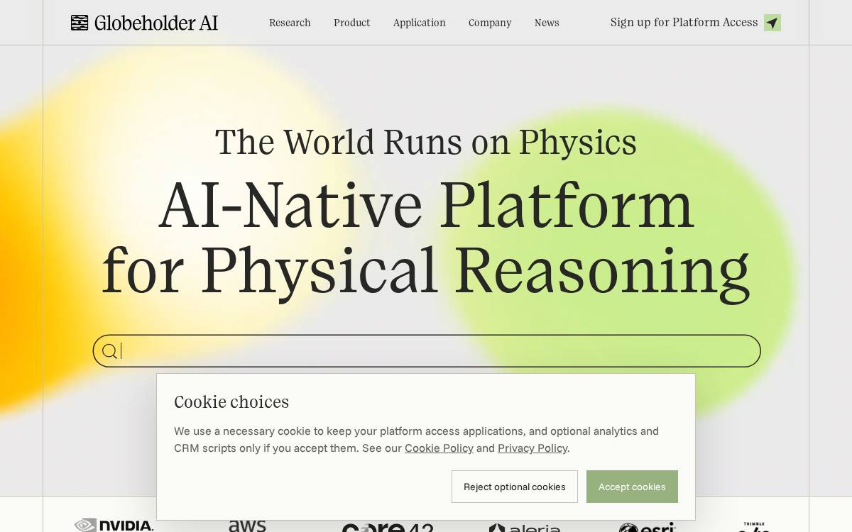 Globeholder website preview