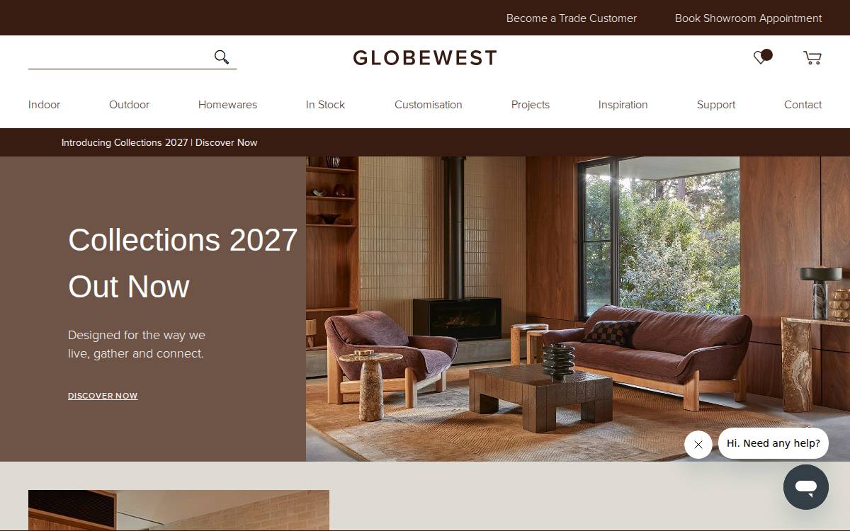 Globewest website preview