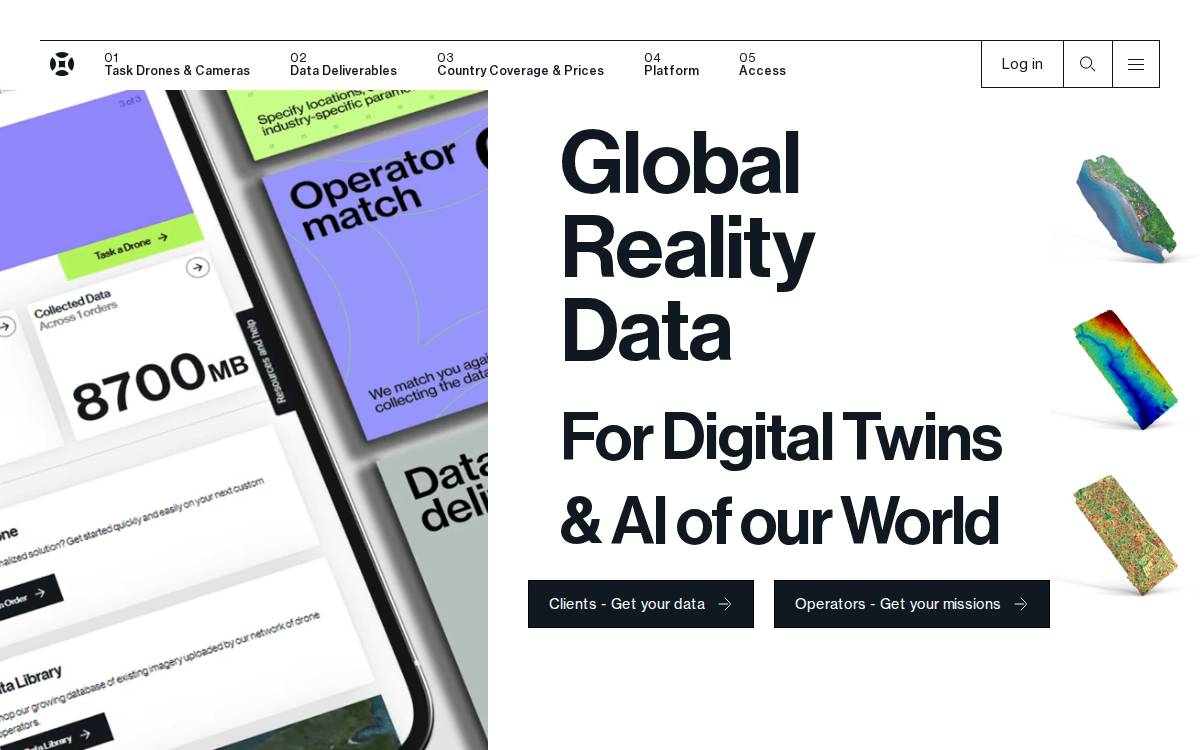 Globhe website preview