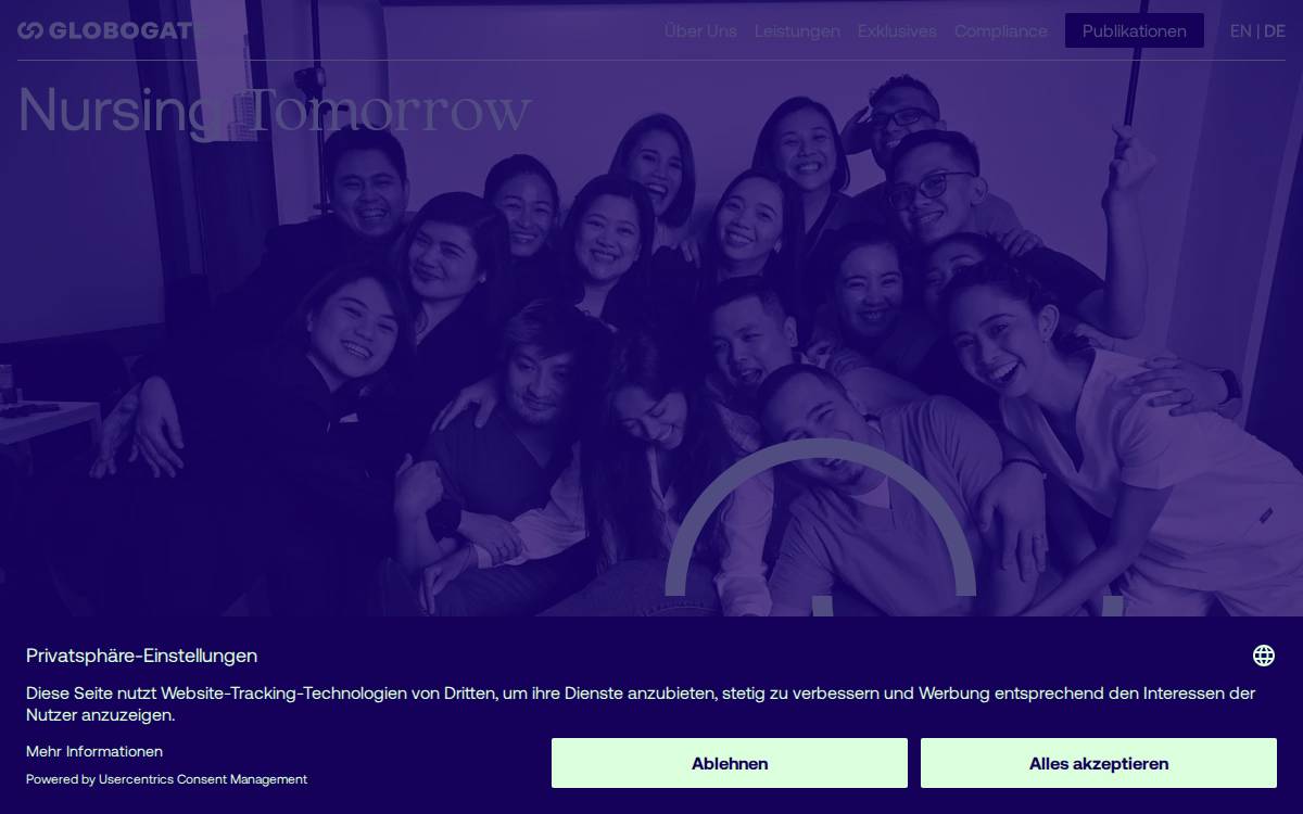 Globogate website preview