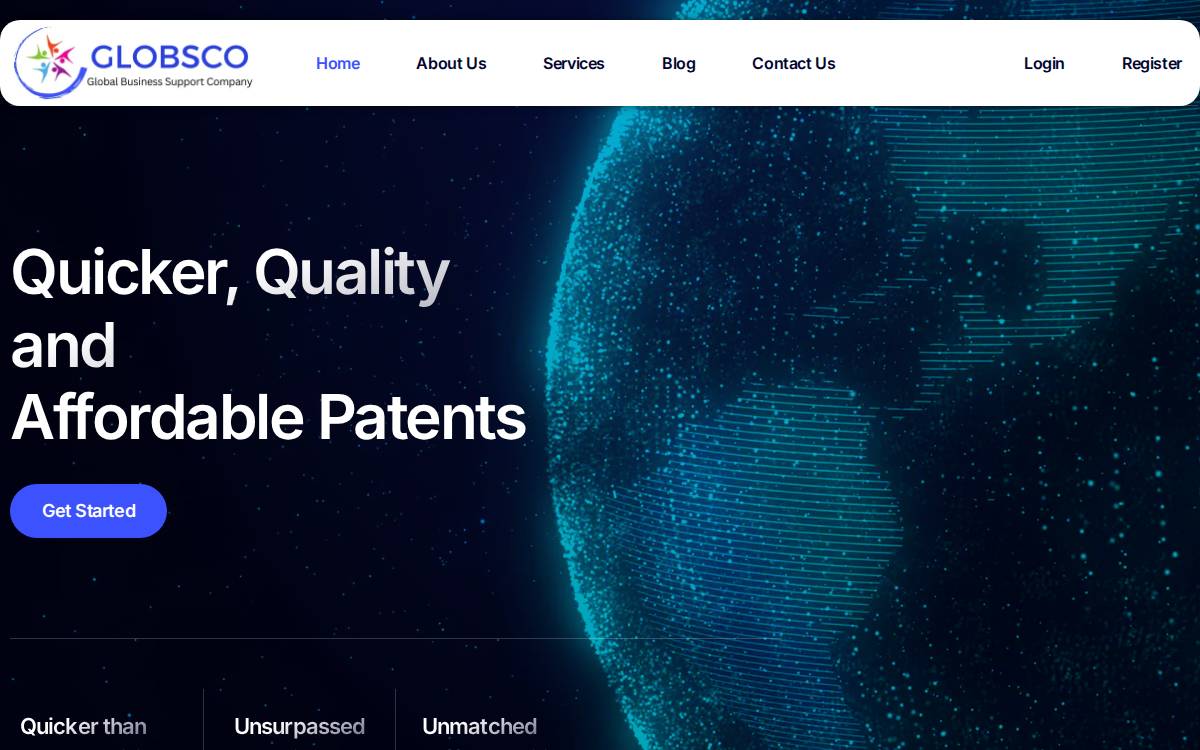 Globsco website preview