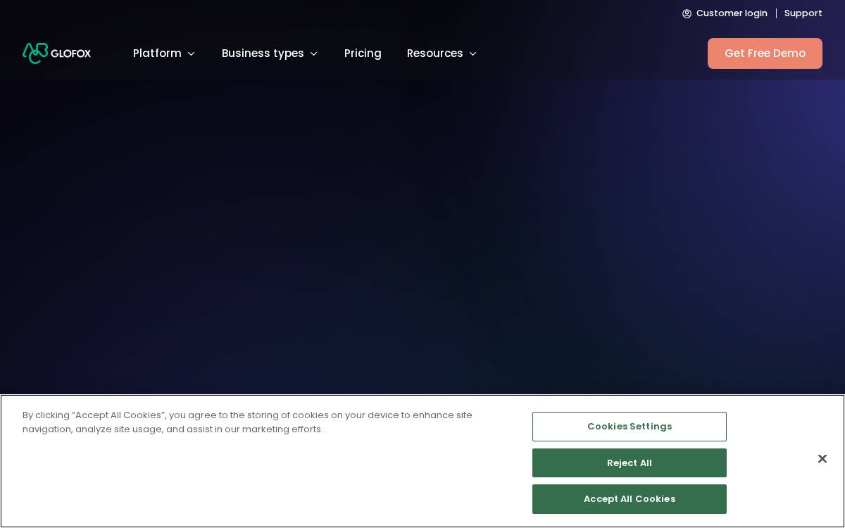 Glofox website preview