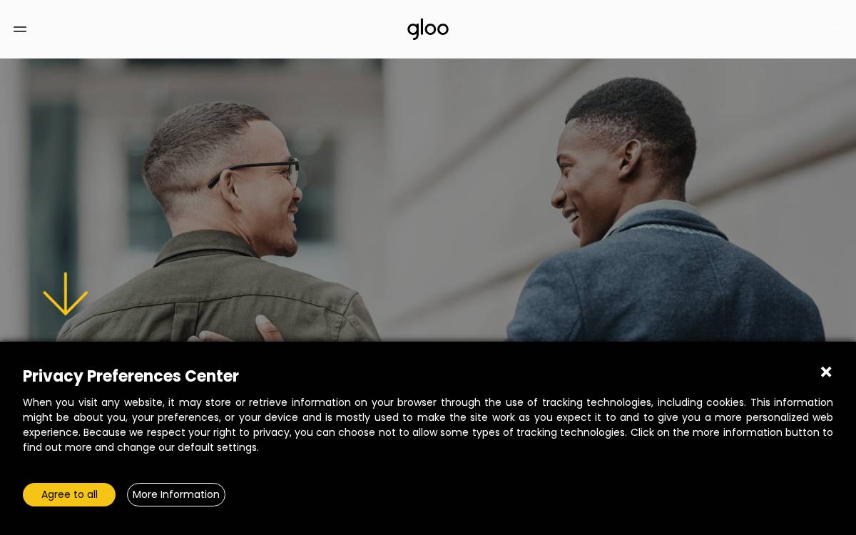 Gloo Holdings website preview