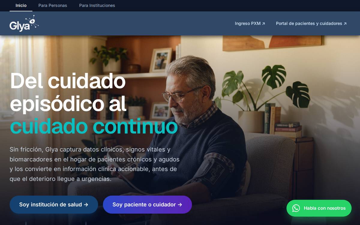 Glya website preview