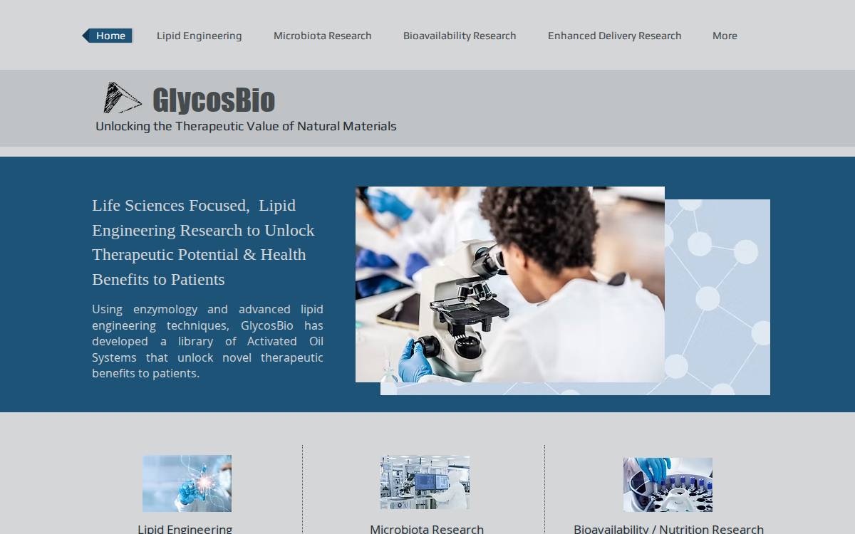 Glycosbio website preview