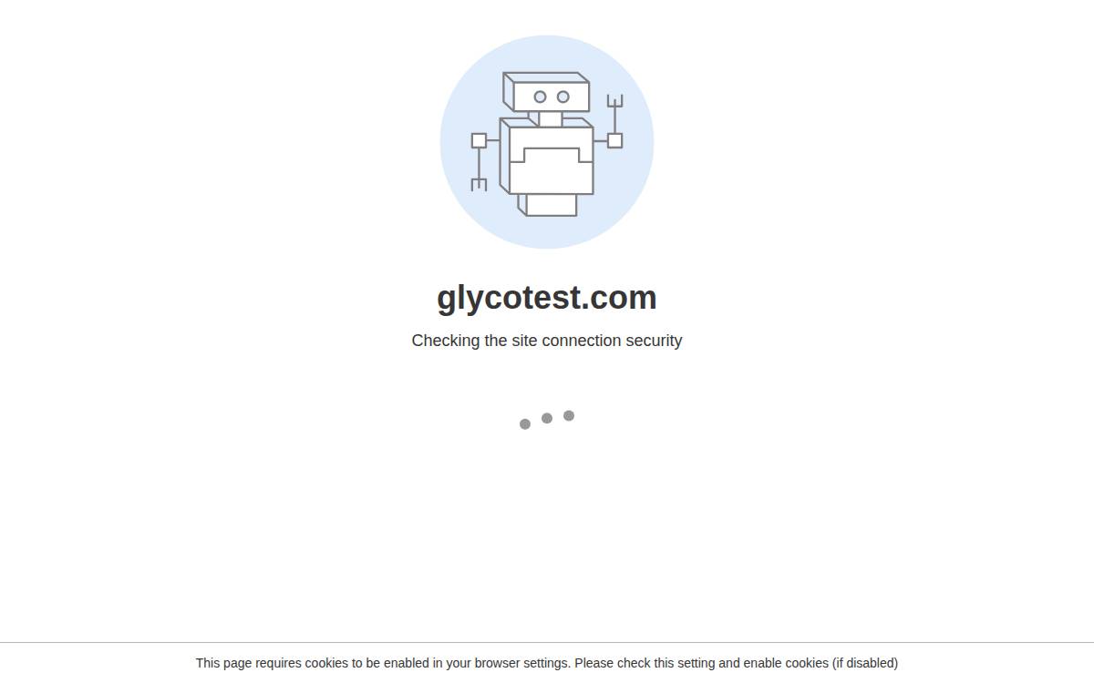 Glycotest website preview