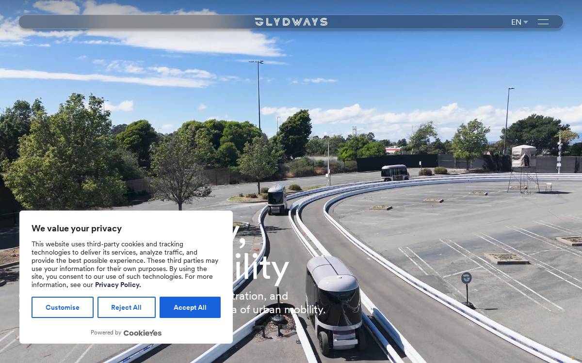 Glydways website preview