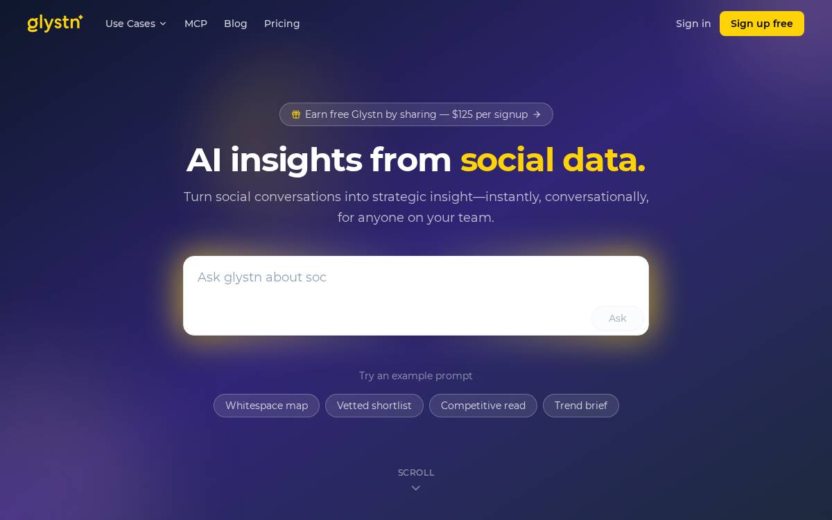 Glystn website preview