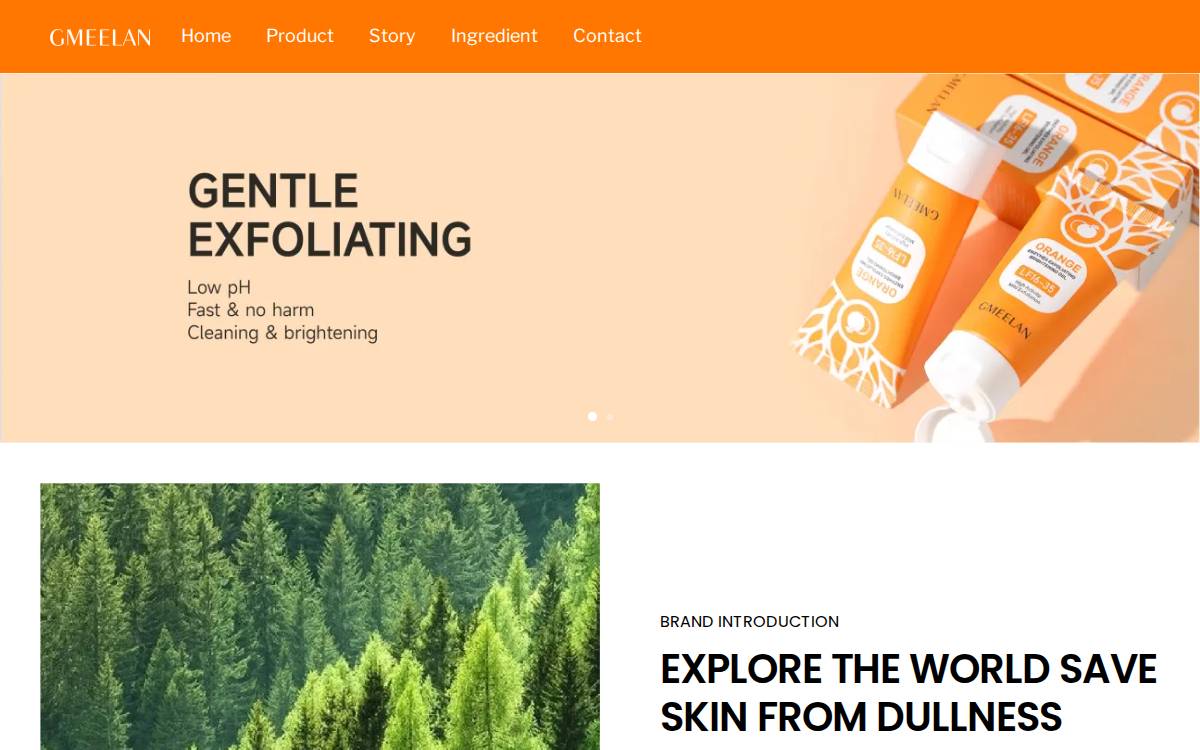 Gmeelan website preview