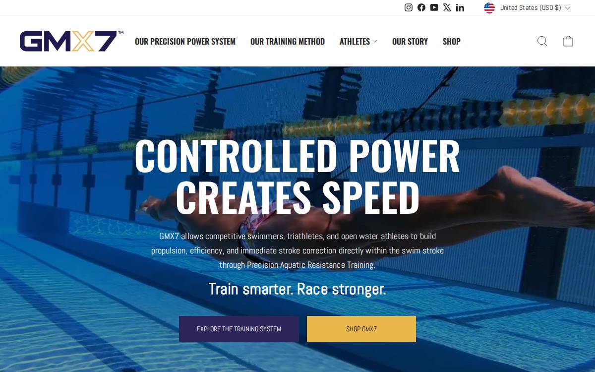 Gmx7Training website preview
