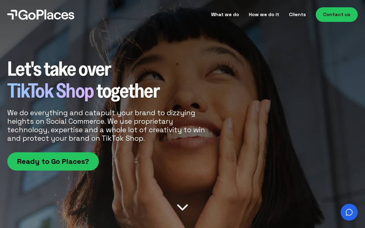 Go Places website preview