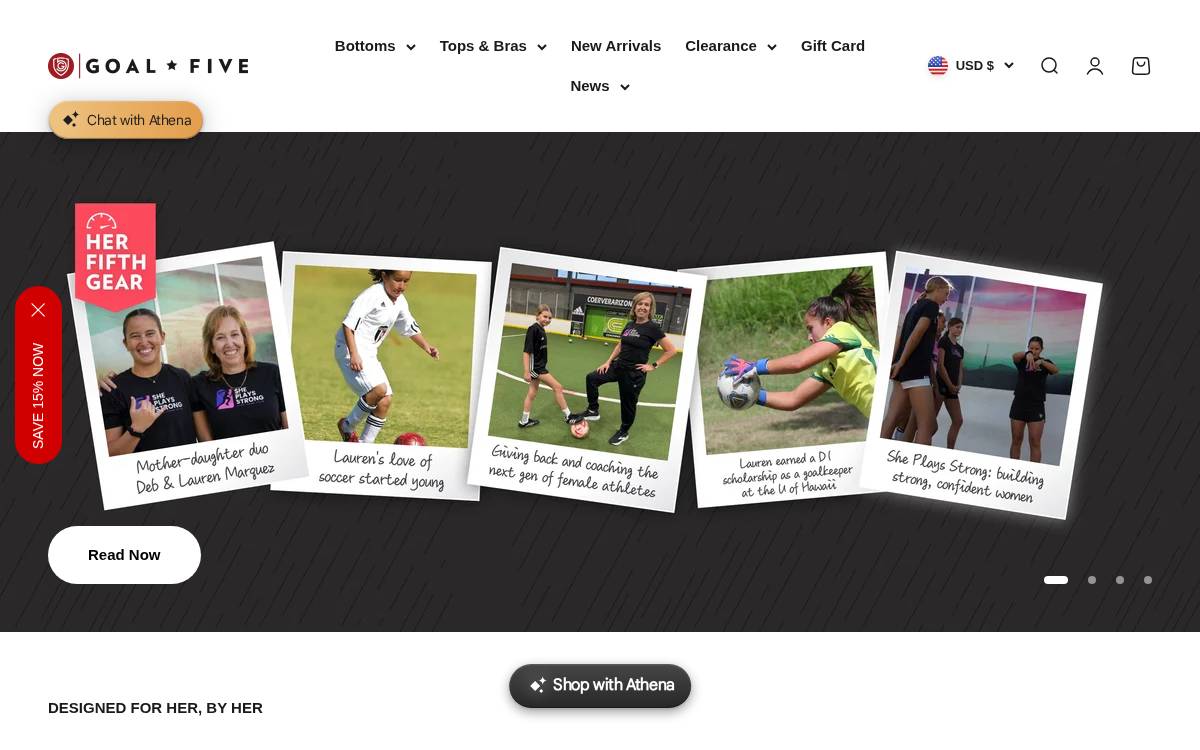 Goalfive website preview