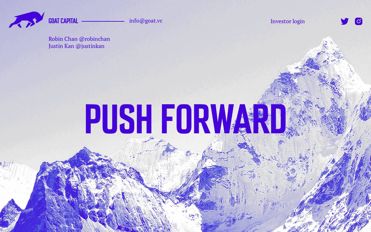 Goat Capital website preview
