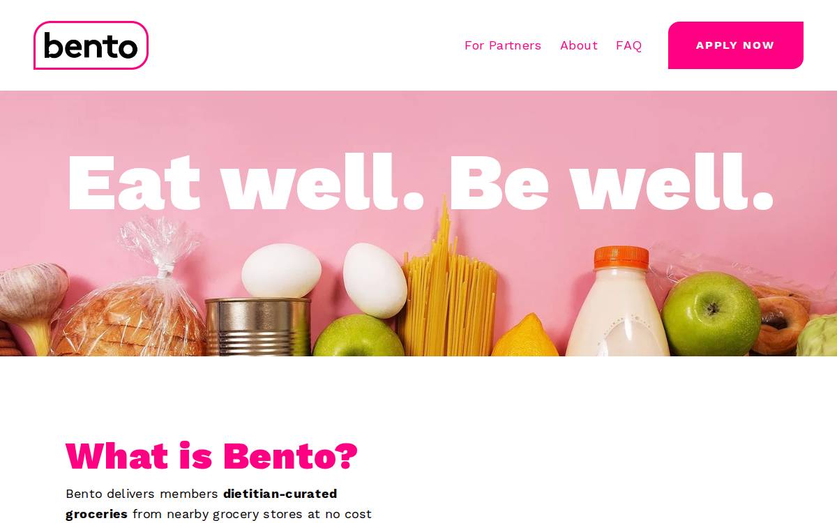 Gobento website preview