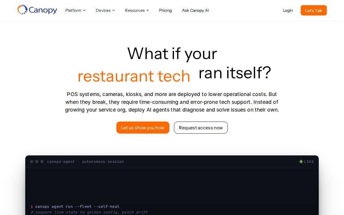 Gocanopy website preview