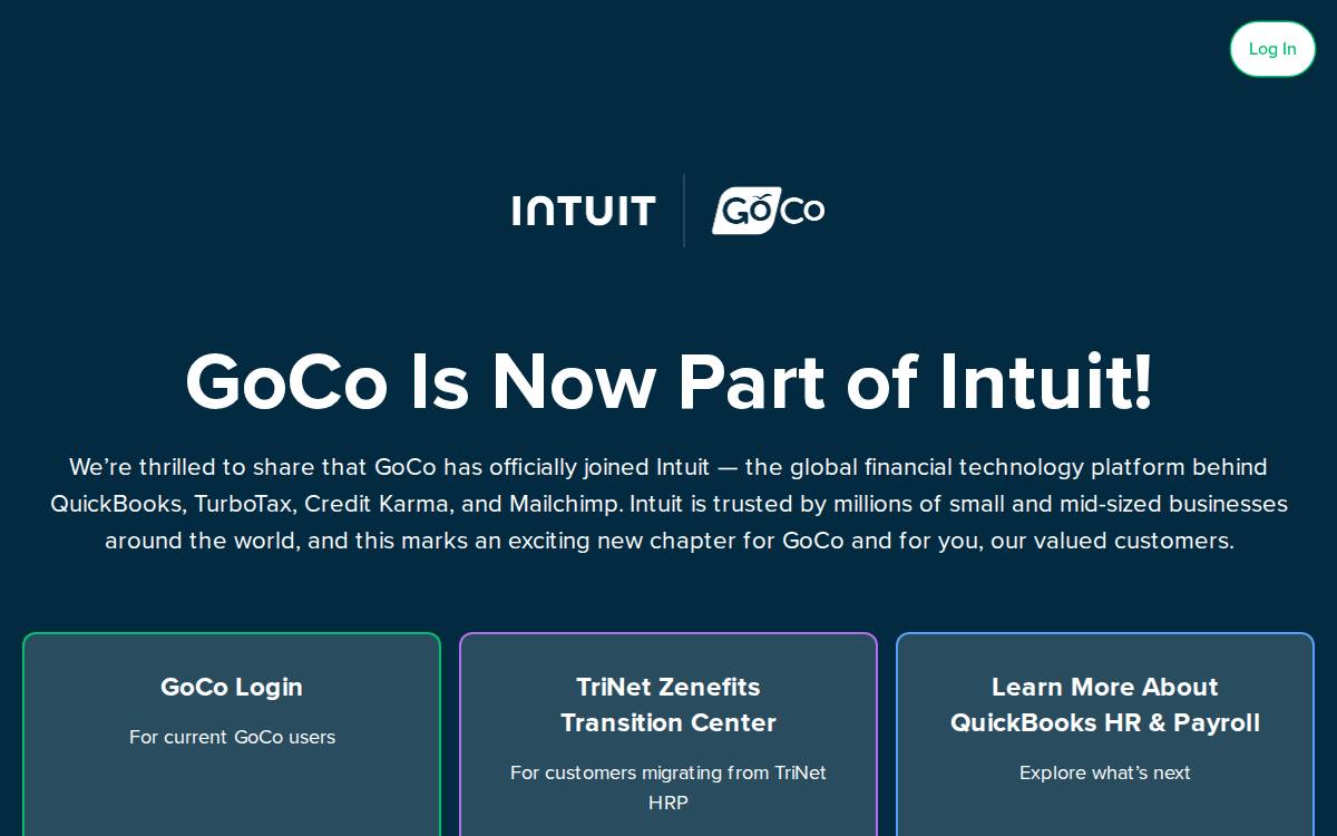Goco website preview