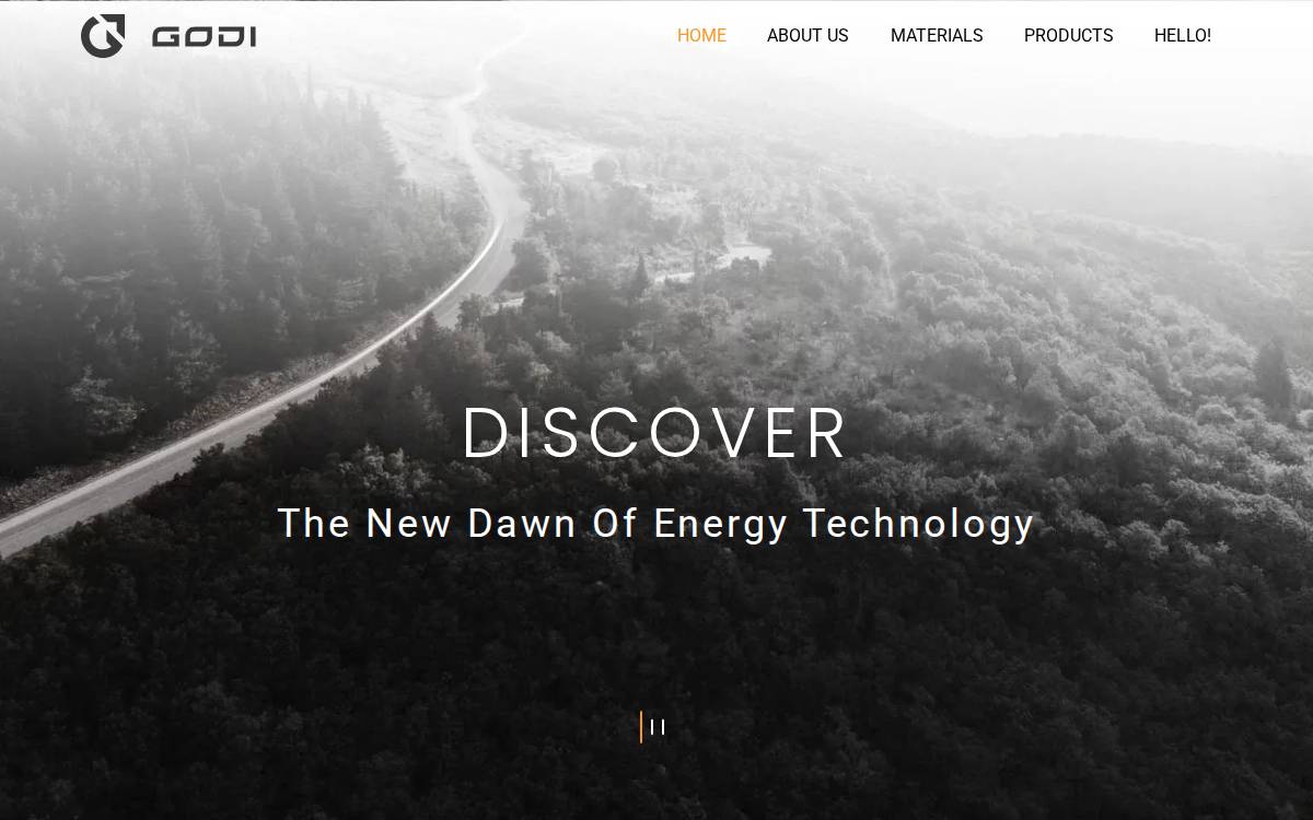 Godi Energy website preview