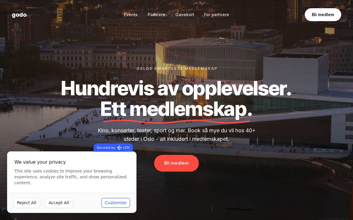 Godopass website preview