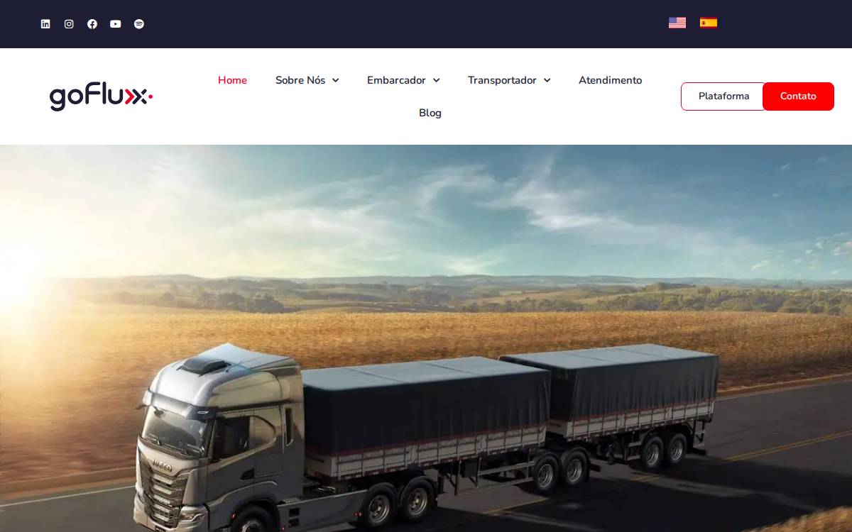 goFlux website preview