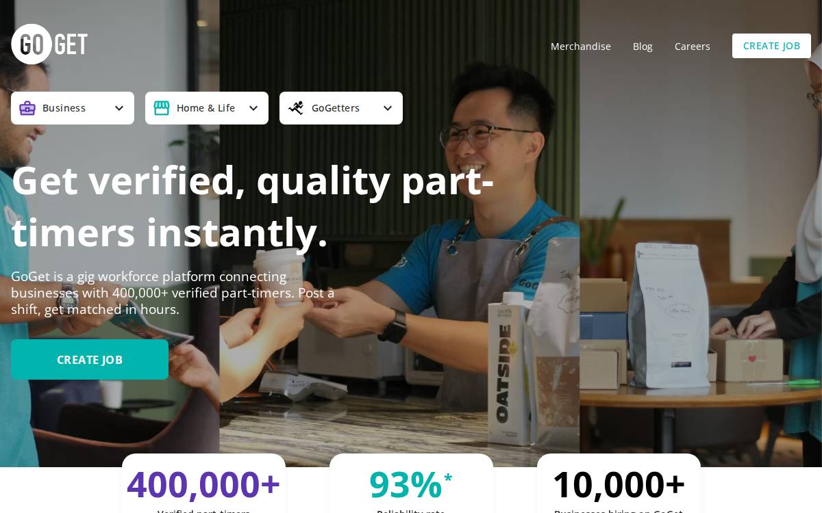 Goget website preview