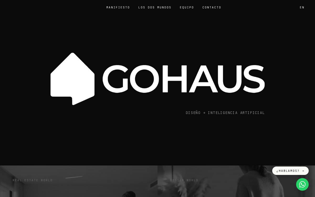 Gohaus website preview
