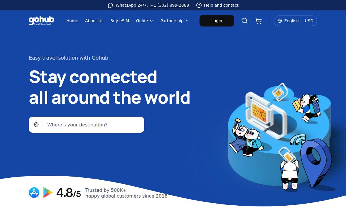 Gohub website preview