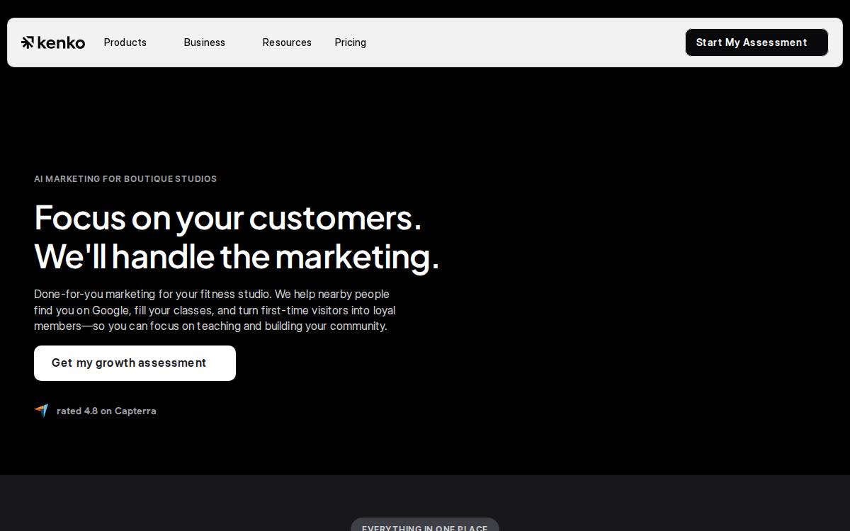 Gokenko website preview