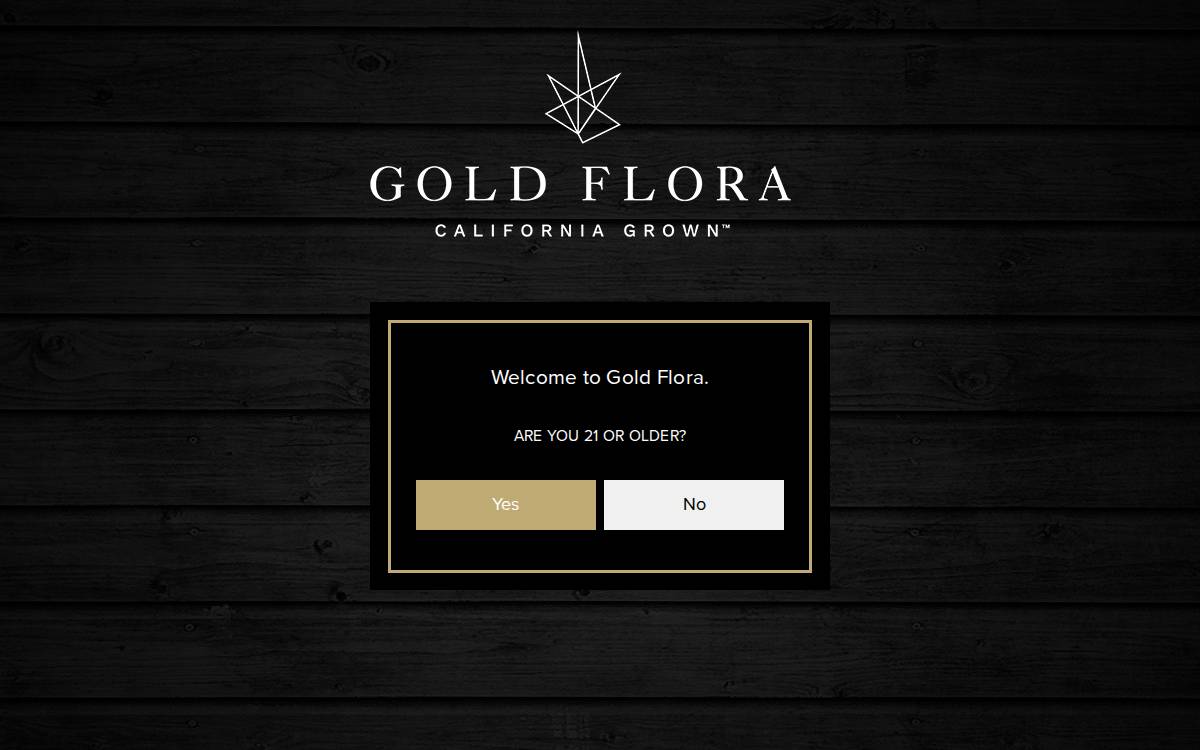 Gold Flora website preview