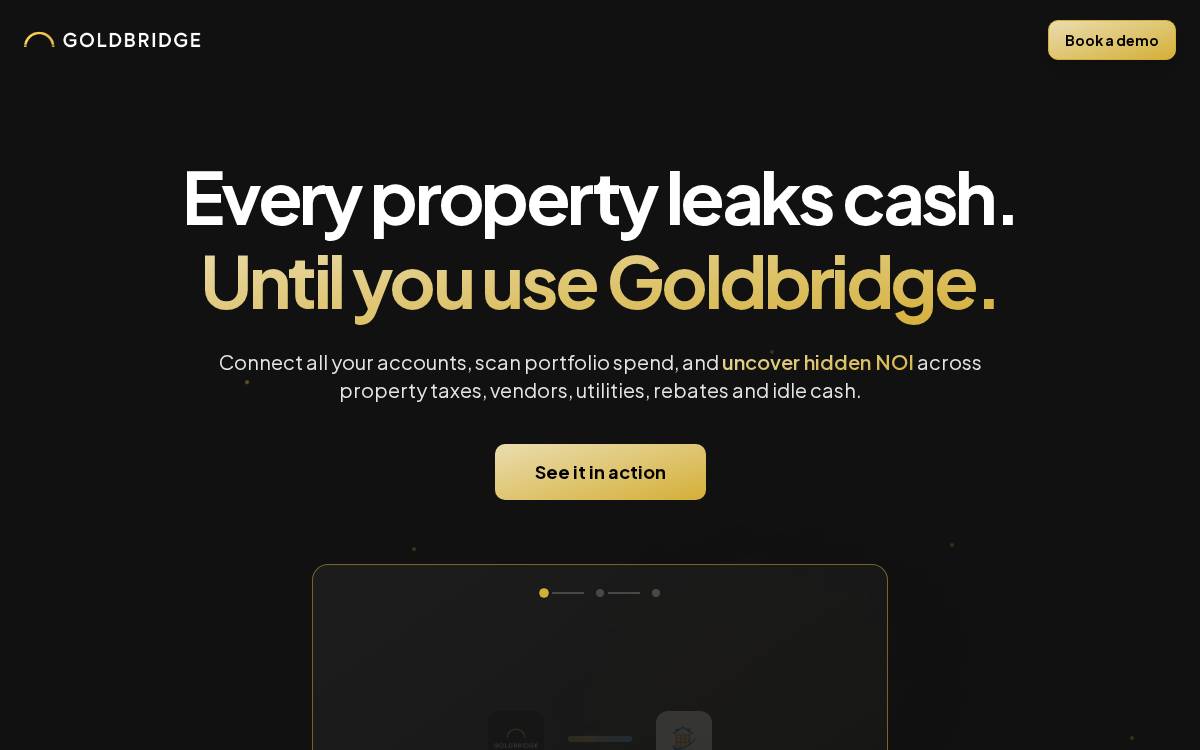 Goldbridge website preview