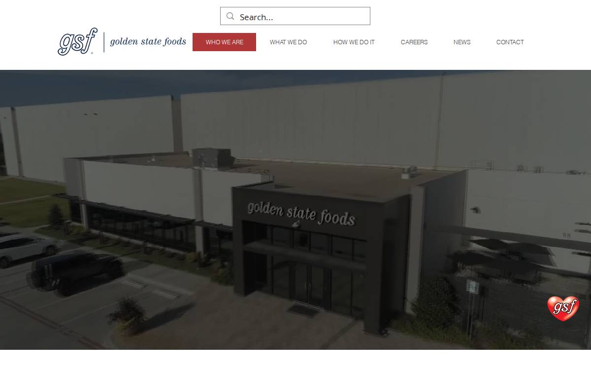 Golden State Foods website preview