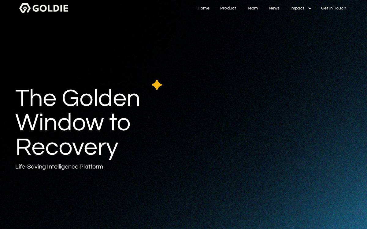 Goldie Health website preview