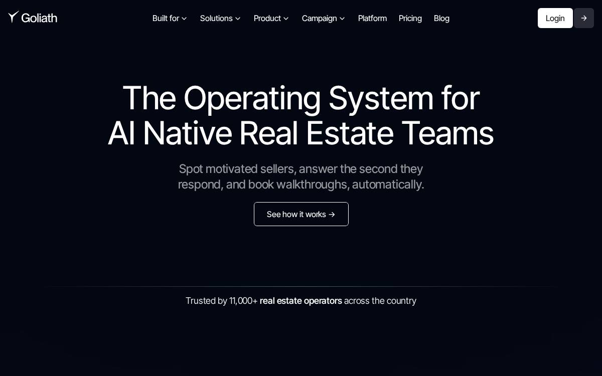 Goliathdata website preview