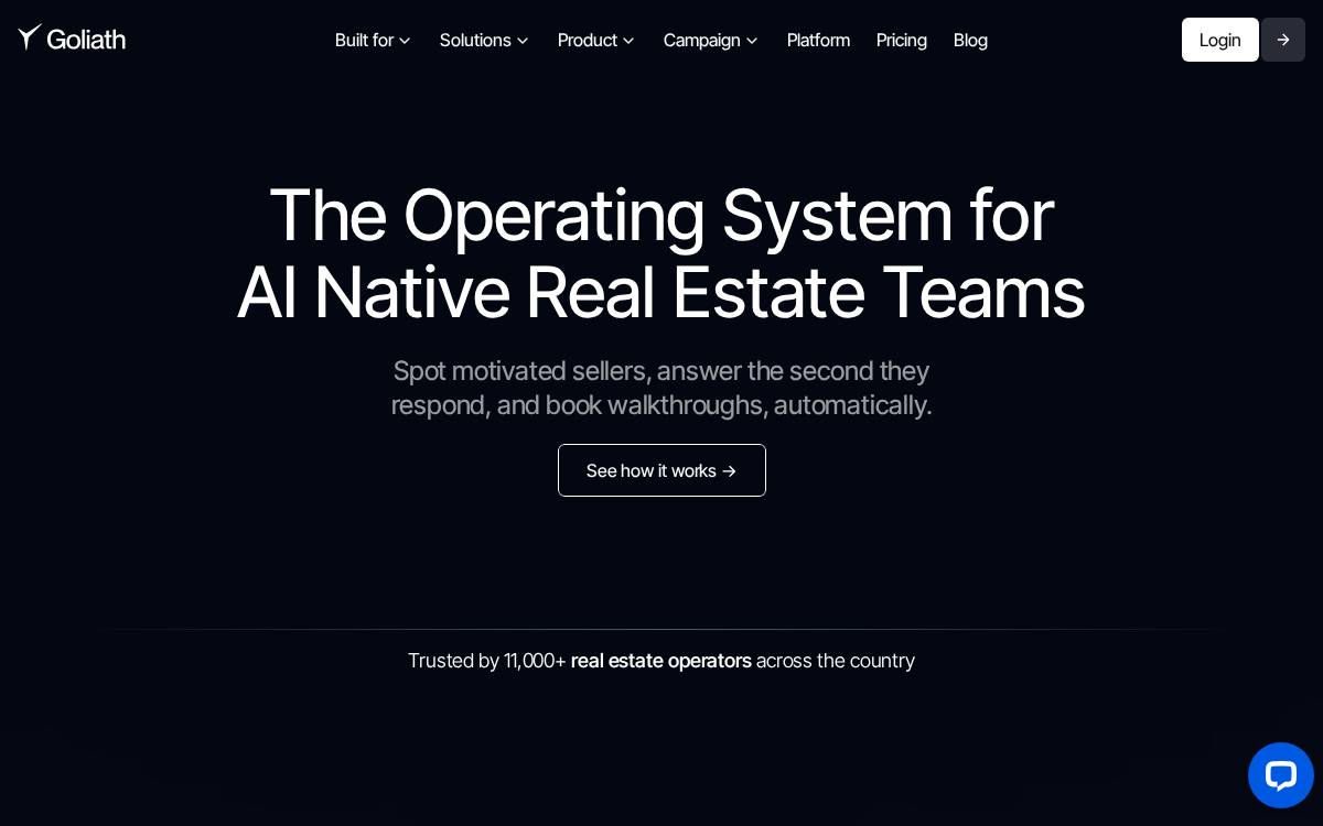 Goliathdata website preview