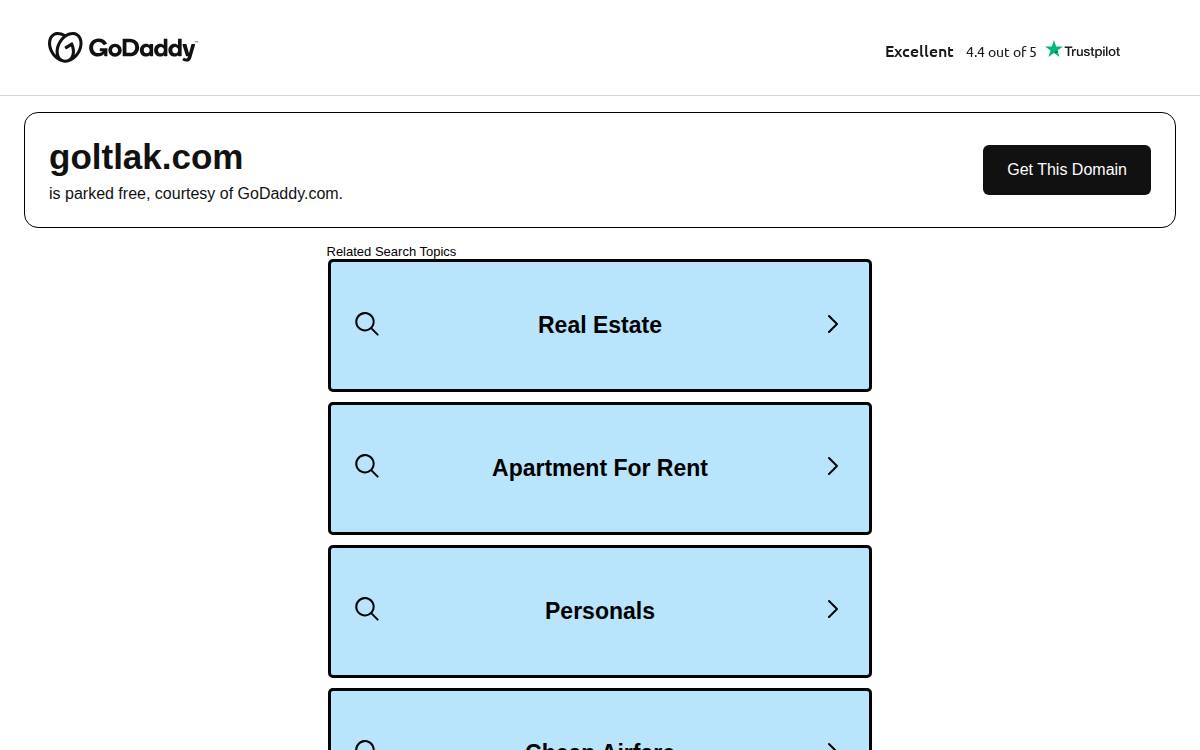 Goltlak website preview