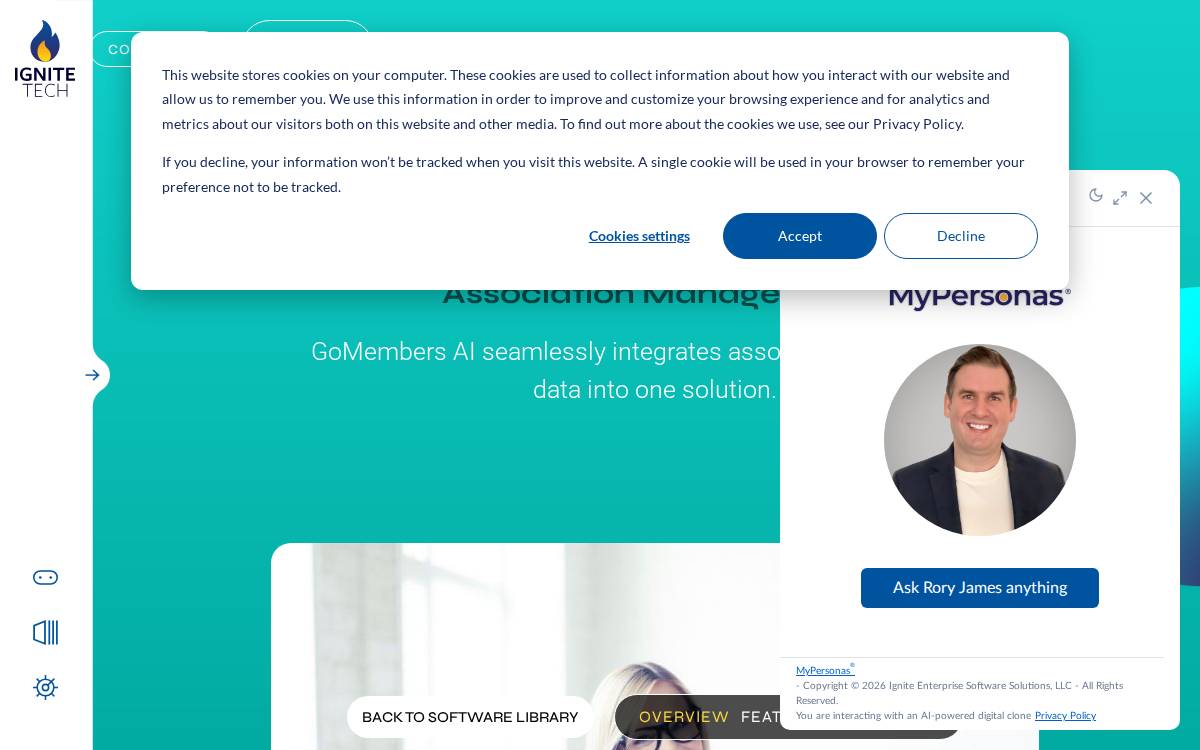 Gomembers website preview