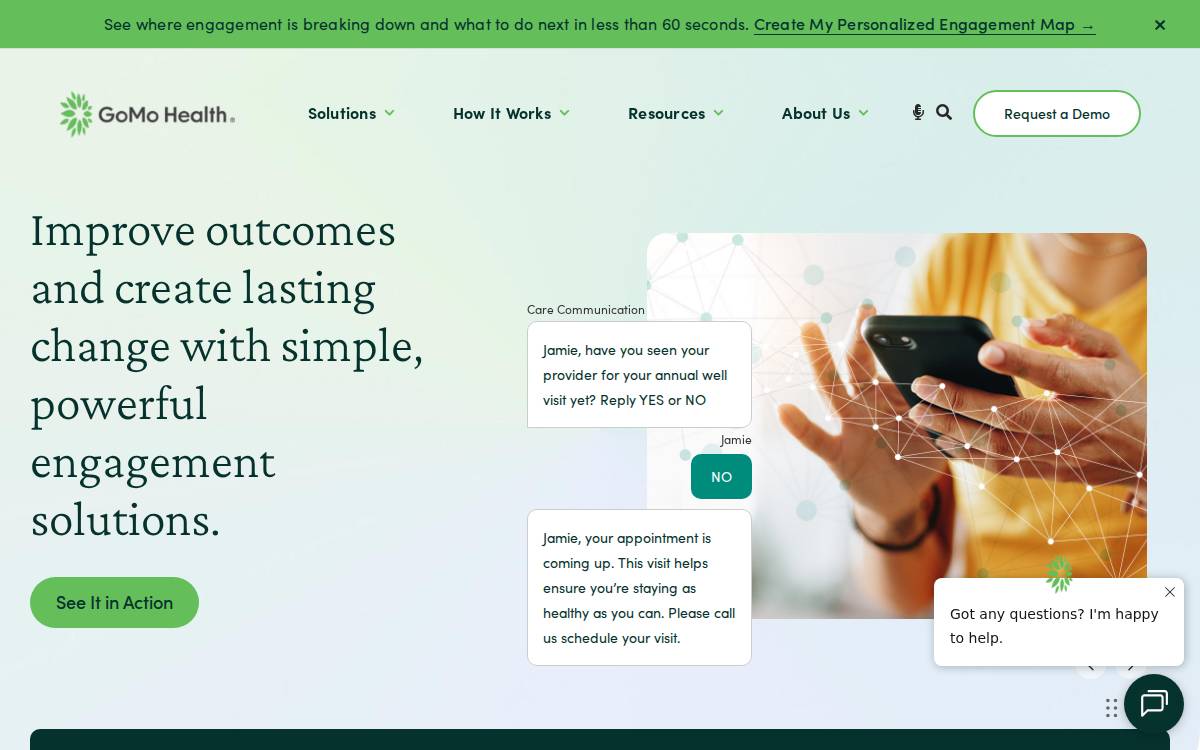 GoMoHealth.com website preview