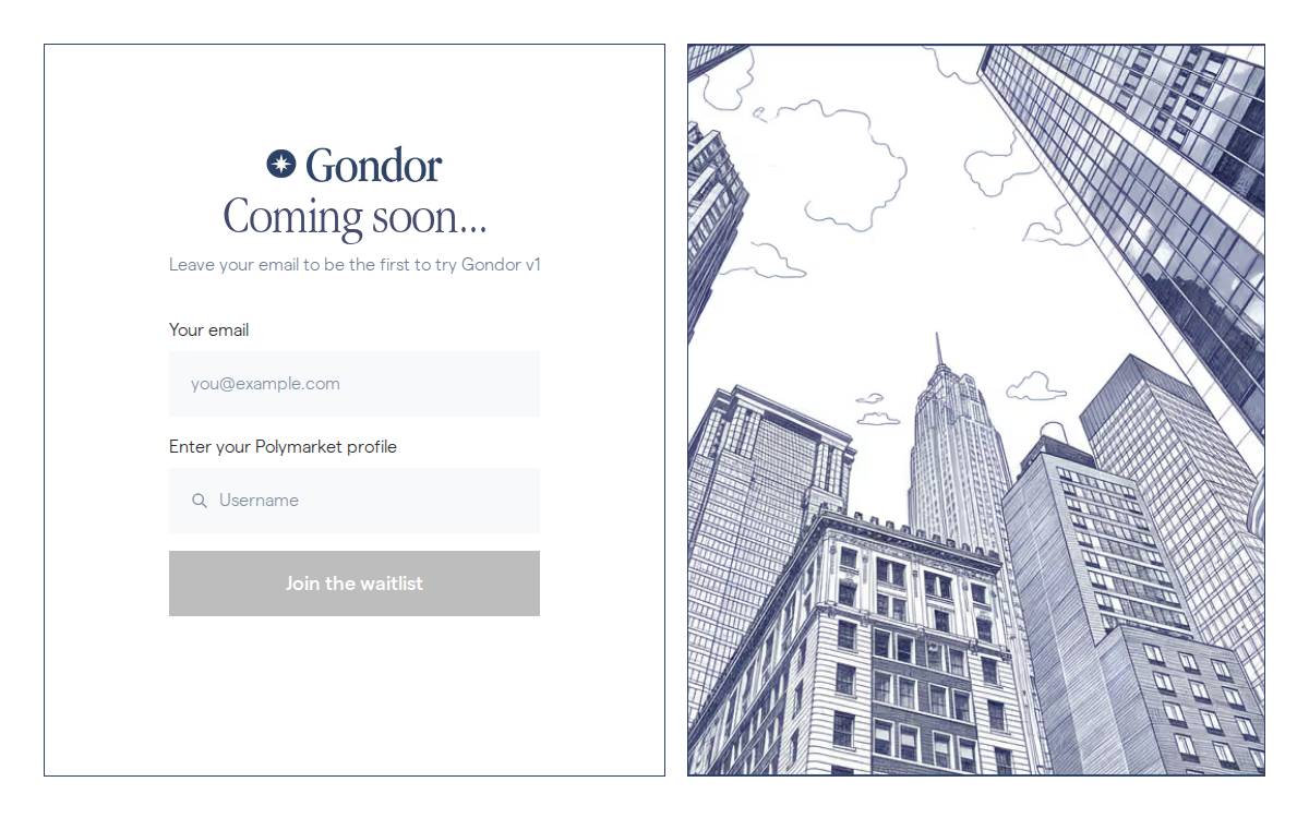 Gondor website preview