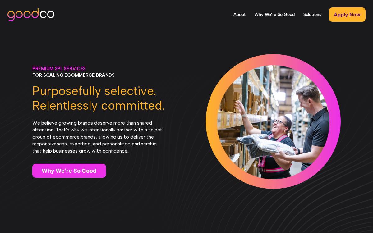 Good & Co. website preview