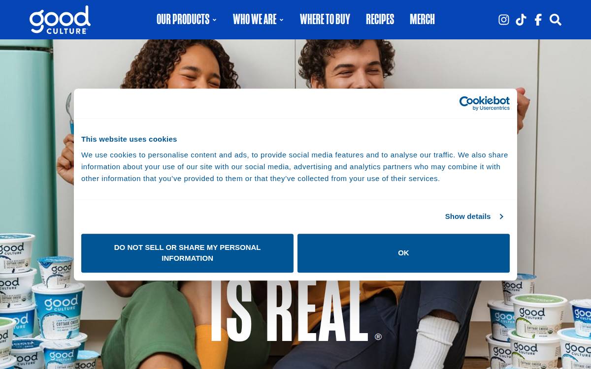 Good Culture website preview