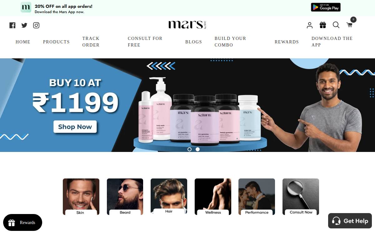 Good Health Company website preview