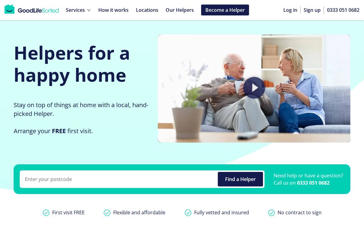 Good Life Sorted website preview