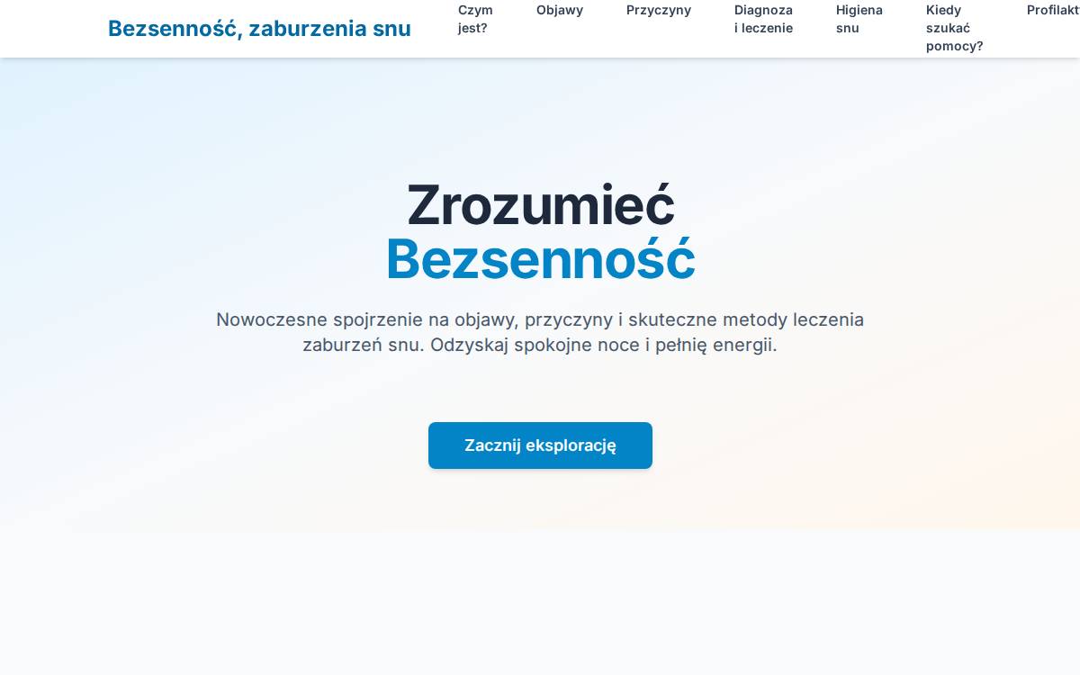 Good Sleeper website preview